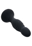 Deep Swirl Rechargeable Silicone Reverberating Probe - Black