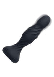 Deep Swirl Rechargeable Silicone Reverberating Probe - Black