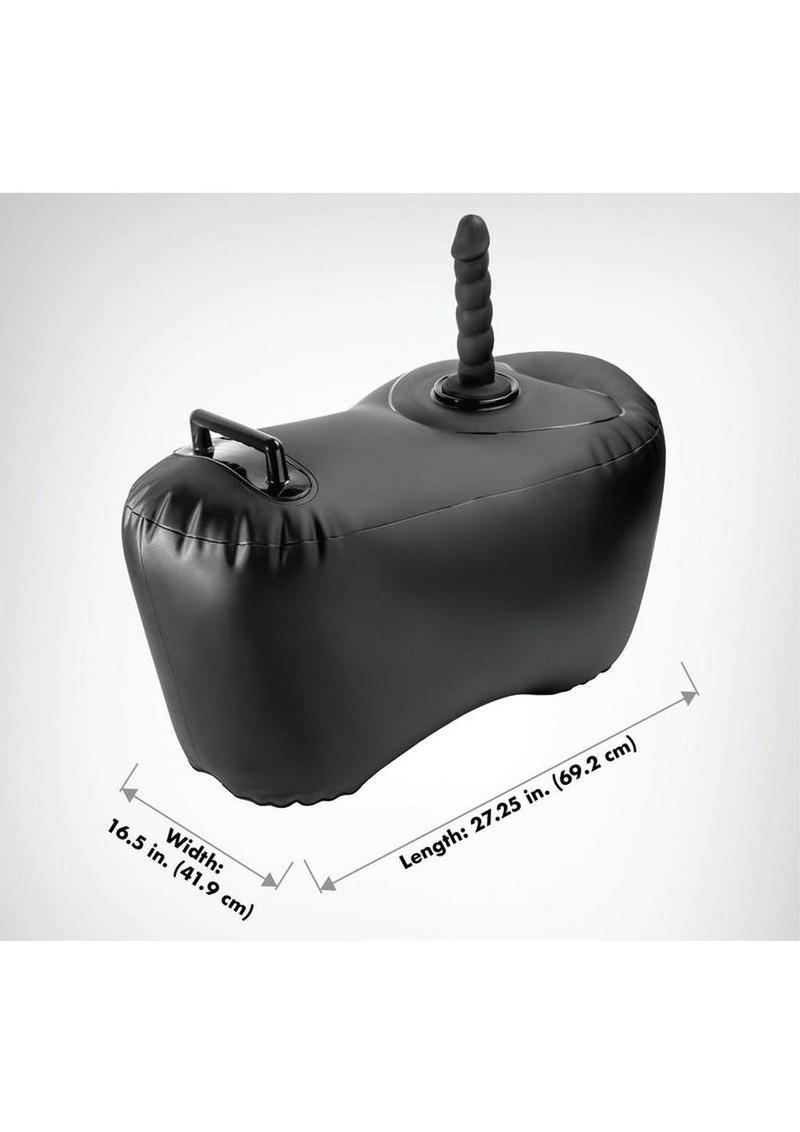 Fetish Fantasy Series Body Dock Inflatable Love Seat - Black