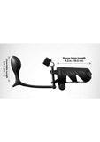 Fantasy C-Ringz Remote-Controlled Vibrating Cock Blocker with Ass-Gasm Plug - Black