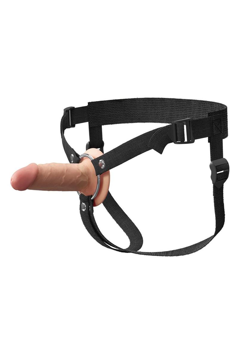 Fantasy X-Tensions Elite Silicone Dual Density Hollow Strap-On 5in - Vanilla