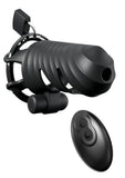 Fantasy C-Ringz Remote-Controlled Vibrating Cock Blocker - Black