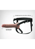 Fantasy X-Tensions Elite Silicone Hollow Strap-On Dual Density 9in - Vanilla