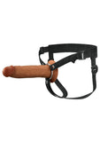 Fantasy X-Tensions Elite Silicone Dual Density Hollow Strap-On 9in - Caramel