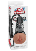 PDX Extreme Wet Pussies Super Sucker XXL Stroker - Pussy - Caramel