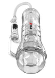 PDX Elite ViewTube Vac XXL Pump See-Thru EZ-Grip Pump Stroker - General Orifice - Clear