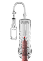 PDX Elite ViewTube Vac XXL Pump See-Thru EZ-Grip Pump Stroker - General Orifice - Clear