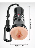 PDX Extreme Wet Pussies Super Sucker XXL Self Lubricating Stroker - Pussy - Vanilla