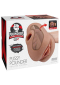 PDX Plus Pussy Pounder Squeeze Stroker - Pussy - Caramel