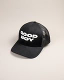 Good Boy Trucker Hat by YES HOMO - Black