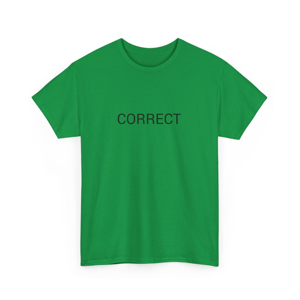 CORRECT TEE BY CULTUREEDIT AVAILABLE IN 13 COLORS