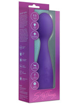 Sexy Things Velvet High Rechargeable Silicone Vibrating Wand - Purple