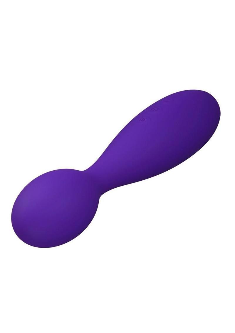 Sexy Things Velvet High Rechargeable Silicone Vibrating Wand - Purple