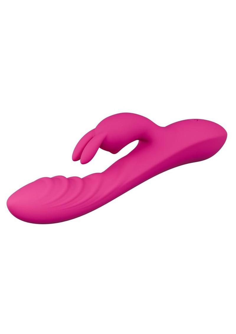 Sexy Things Wild Lust Rechargeable Silicone Rabbit Vibrator - Pink