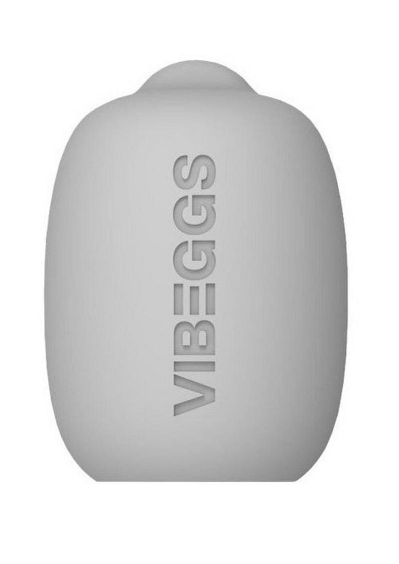 VIBEGGS Ribs Delight Unisex Masturbation Egg - White/Blue