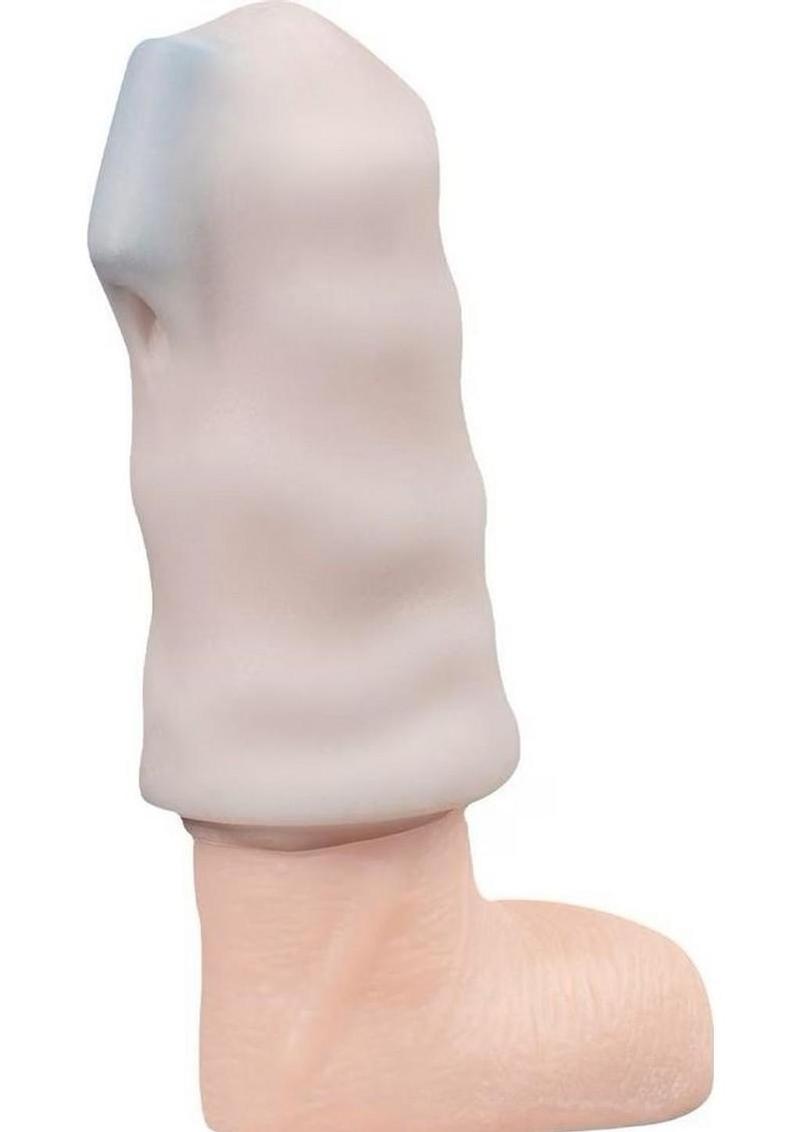 VIBEGGS Twisty Tongues Unisex Masturbation Egg - White/Blue