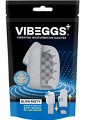VIBEGGS Blow Misty Unisex Masturbation Egg - White/Blue