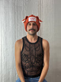 LOVERBOY BY CHARLES JEFFREY CHUNKY EARS BEANIE FOX