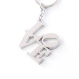 ROBERT INDIANA Love Keychain - Silver