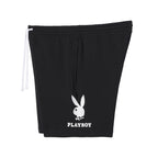 PLAYBOY Men's Double Bunny Sweat Shorts