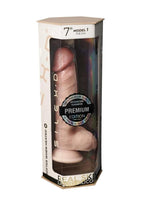Silex-D Premium Real Skin Model 1 Silicone Dildo 7in - Vanilla