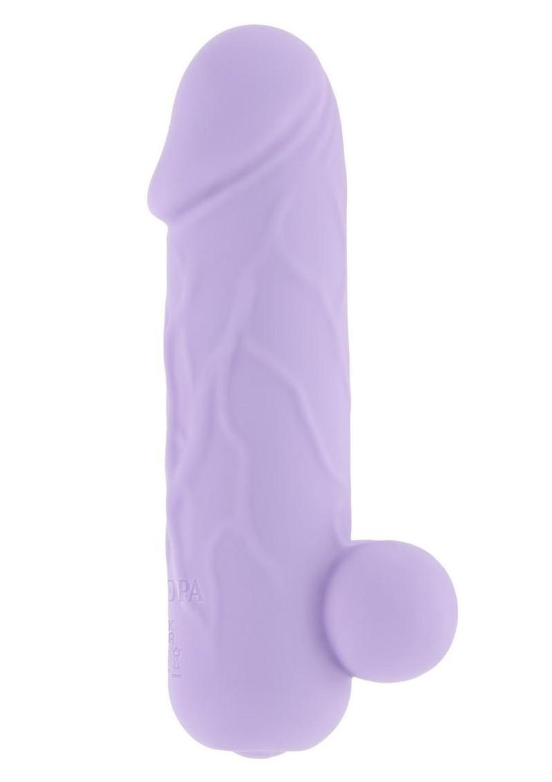 Selopa Ballsy Bullet Rechargeable Silicone with Sleeve - Purple