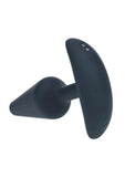 Levelz Classic Vibrating Silicone Rechargeable Anal Plug - Small - Black