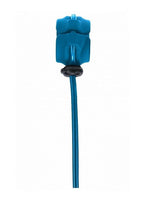 Levelz Detachable Wide Adjustable Silicone Lasso Cock Ring - 5mm - Teal