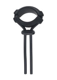 Levelz Detachable Wide Adjustable Silicone Lasso Cock Ring - 5mm - Black