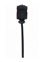 Levelz Detachable Wide Adjustable Silicone Lasso Cock Ring - 5mm - Black