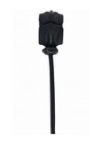 Levelz Detachable Wide Adjustable Silicone Lasso Cock Ring - 5mm - Black