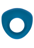 Levelz Sealed Liquid Silicone Rechargeable Vibrating Cock Ring - Teal