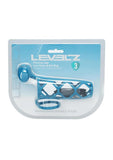 Levelz Vibrating Silicone Rechargeable Cock Cage & Ball Ring - Teal