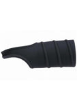 Levelz Silicone Cock Ring & Ribbed Sleeve - Black