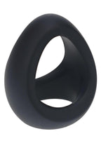 Levelz Soft Tri O Silicone Cock Ring - Black