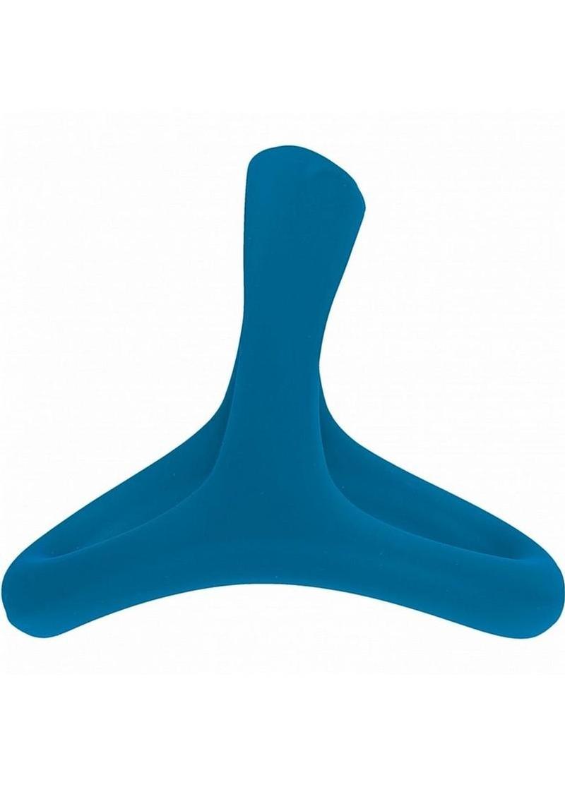 Levelz Soft Bead Grip Silicone Cock & Ball Ring - Teal
