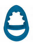 Levelz Soft Bead Grip Silicone Cock & Ball Ring - Teal