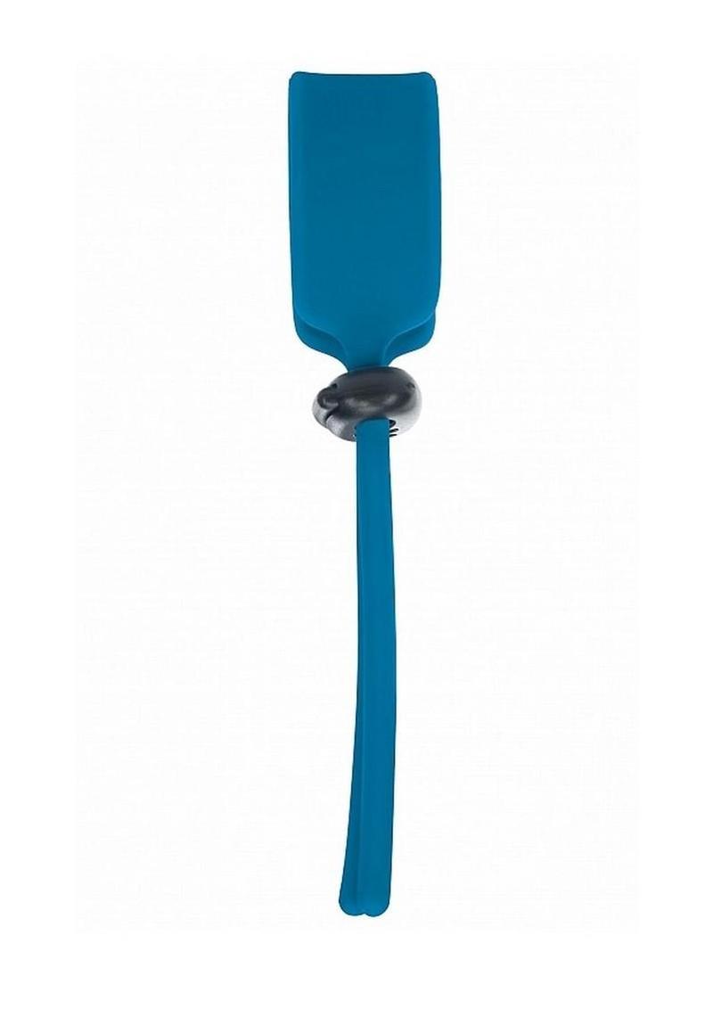 Levelz Wide Adjustable Silicone Lasso Cock Ring - 5mm - Teal