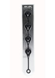 Levelz Waterdrop Silicone Anal Balls - XXL 60mm - Black