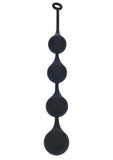 Levelz Waterdrop Silicone Anal Balls - XXL 60mm - Black