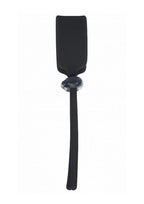 Levelz Wide Adjustable Silicone Lasso Cock Ring - 5mm - Black