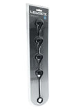 Levelz Waterdrop Silicone Anal Balls - Large 40mm - Black