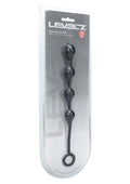Levelz Waterdrop Silicone Anal Balls - Small 20mm - Black