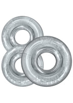 Oxballs Rimrings Multi Size Cockrings (3 Pack) - Clear