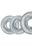 Oxballs Rimrings Multi Size Cockrings (3 Pack) - Clear