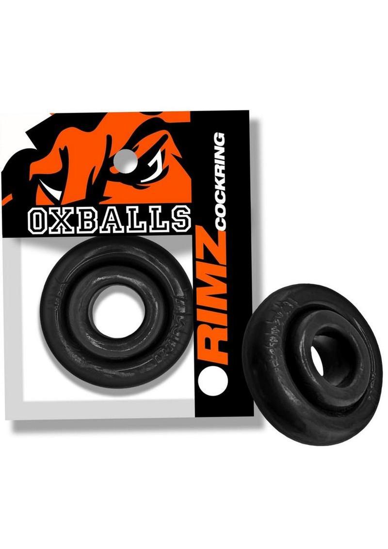 Oxballs Rimz Single Cock Ring - Black