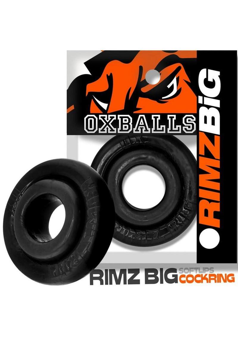 Oxballs Rimz Big Single Cock Ring - Black