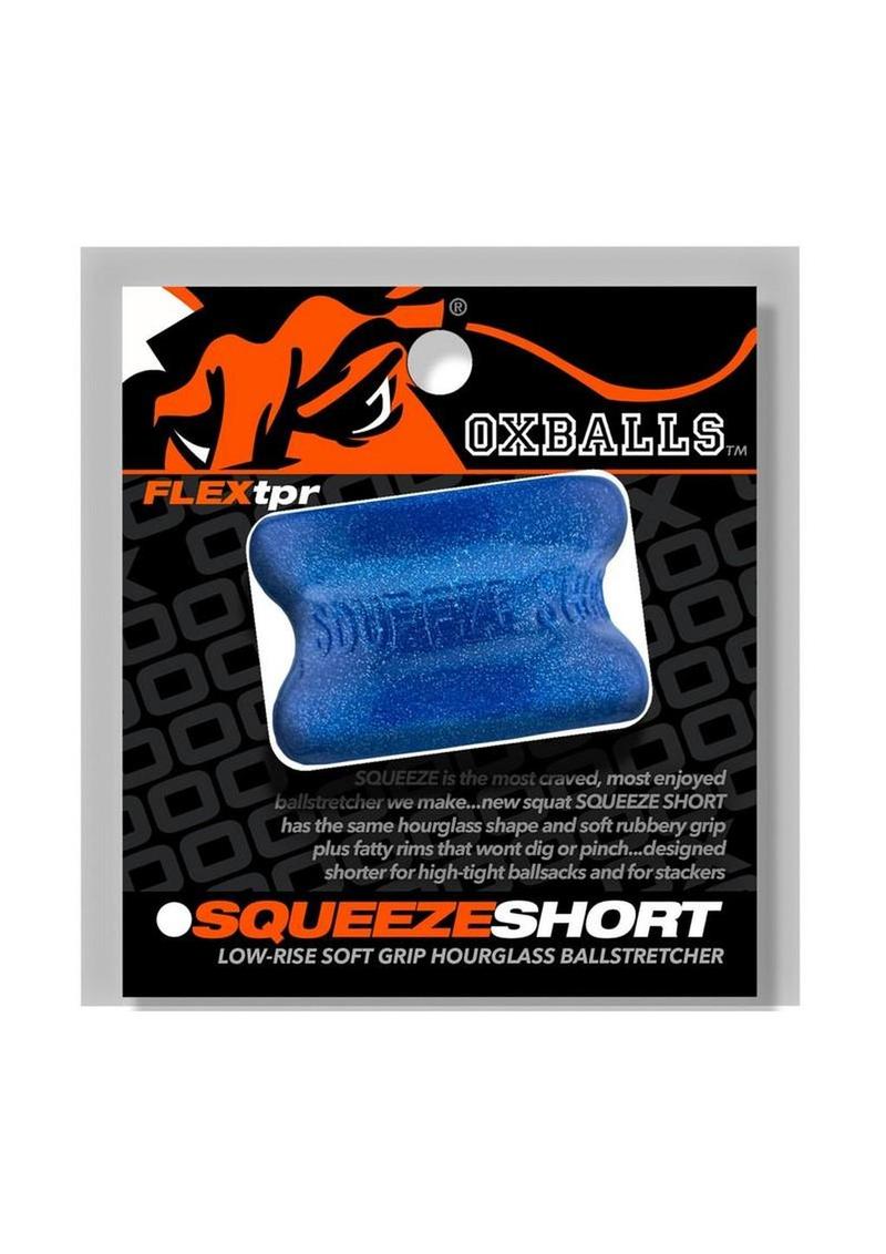 Oxballs Squeeze Short Ballstretcher - Blue Fire