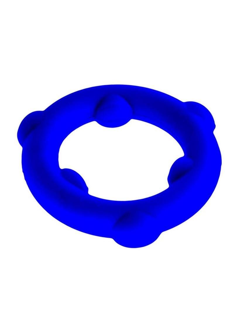 Oxballs Spinner Single Silicone Cock Ring - Glacier