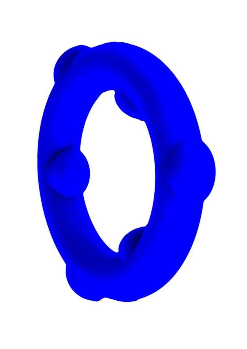 Oxballs Spinner Single Silicone Cock Ring - Glacier